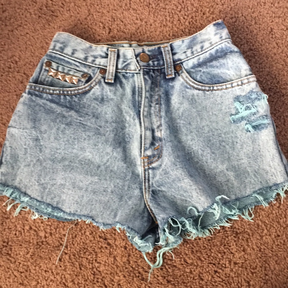 Levi studded shorts!